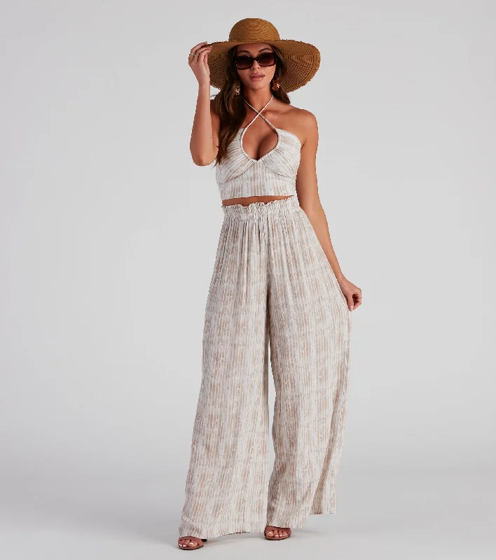 Sangria Please Striped Wide Leg Pants