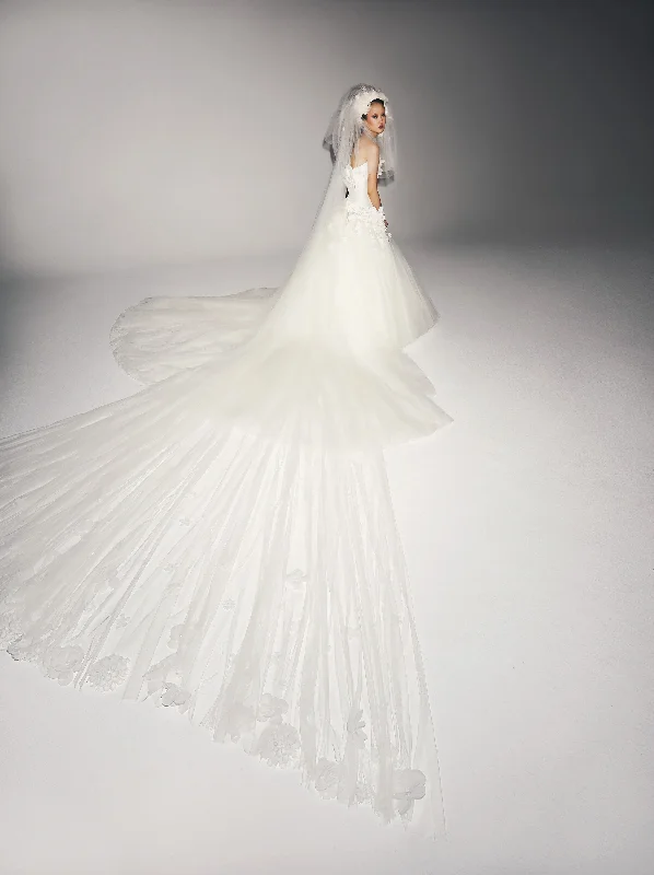 YEAR-End Clearance VRM345V - ABUNDANCE FLOWER VEIL