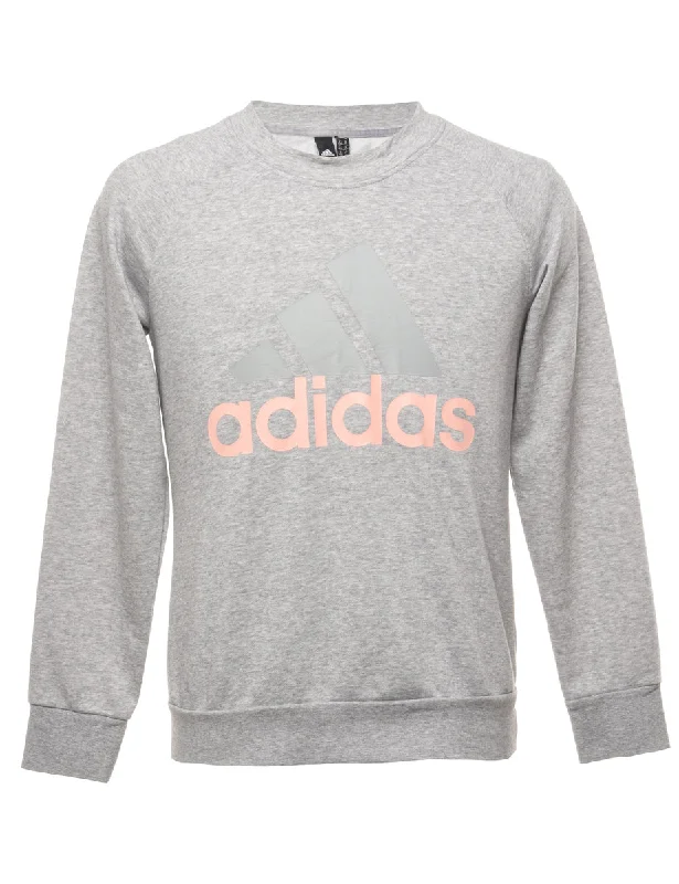 Year-End Clearance Adidas Printed Sweatshirt - M