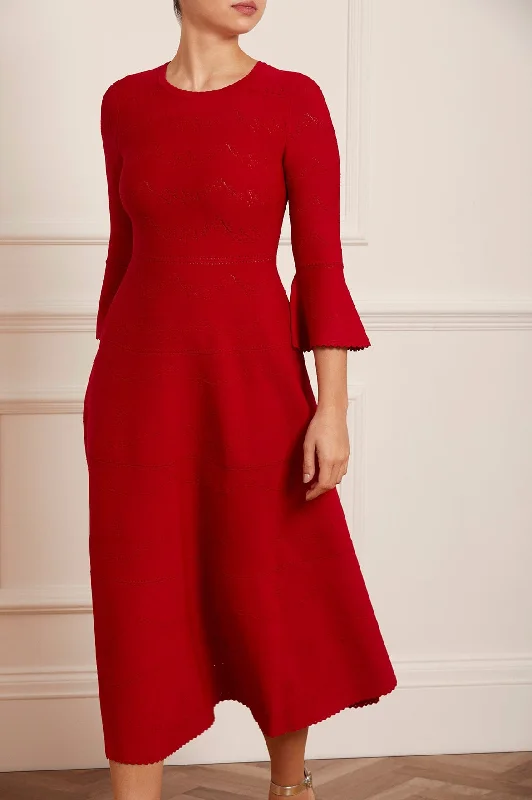 Special Price Pretty Pointelle Knit Ankle Gown