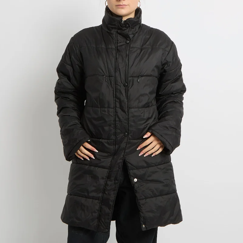 Take Advantage Lotto Puffer Long Jacket - UK 12