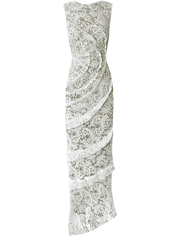 Factory Direct Sale Spiral Dress Floor Length