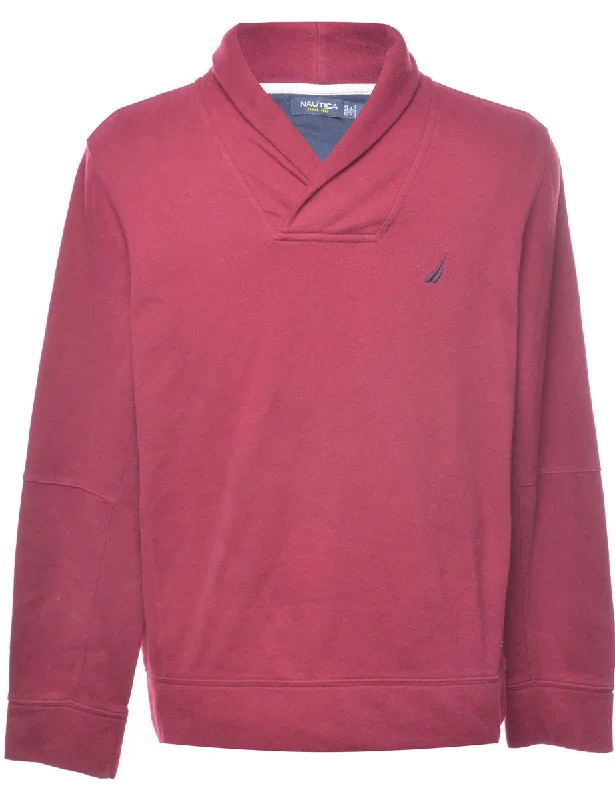 Nautica Plain Sweatshirt - L