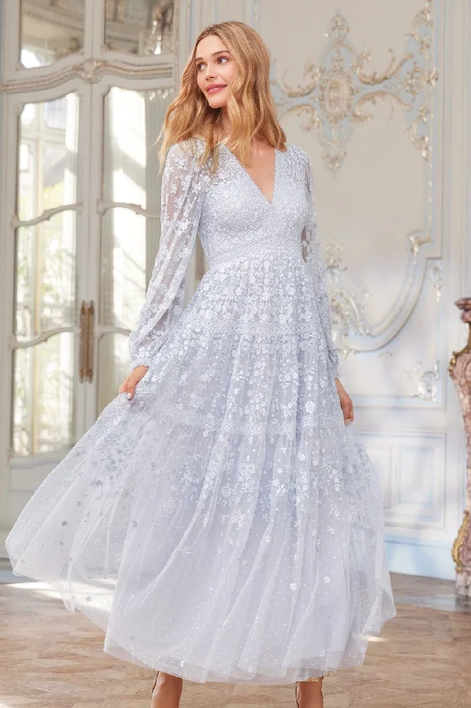 Markdowns Celestia Ribbon Ankle Gown