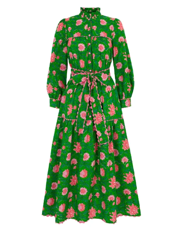 Limited Stock Emerald Jungle Margot Dress