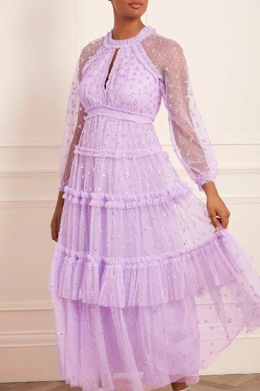 Extra Savings Sequin Kisses Ankle Gown