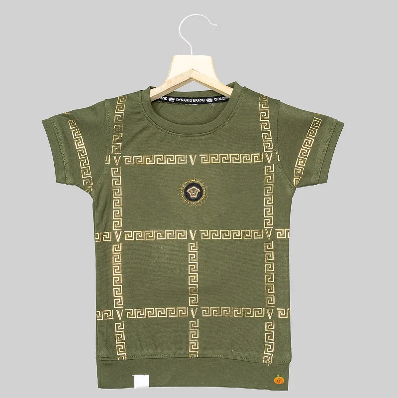 Fantastic Offers Half Sleeves Summer Boys T-shirt