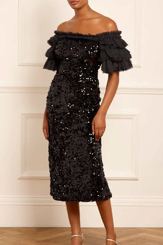 Steals and Deals Essie Off-Shoulder Ballerina Dress